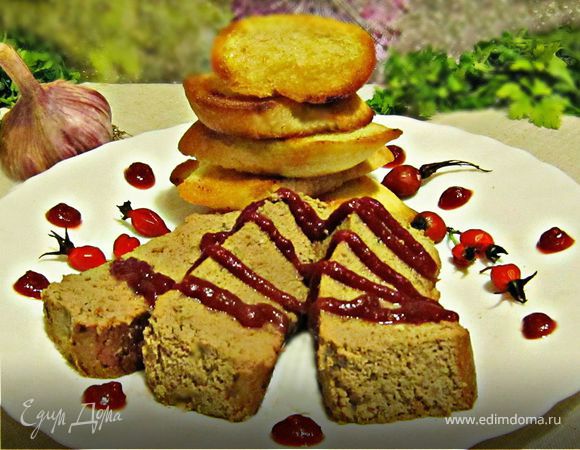 Нежный флан из куриной печени Нежный флан из куриной печени