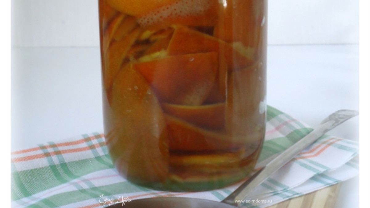 Апельсиновые цукаты в сиропе
