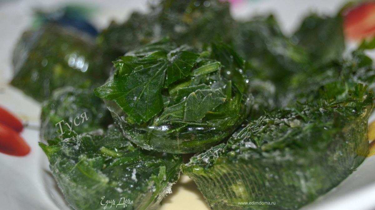 Заготовка зелени на зиму