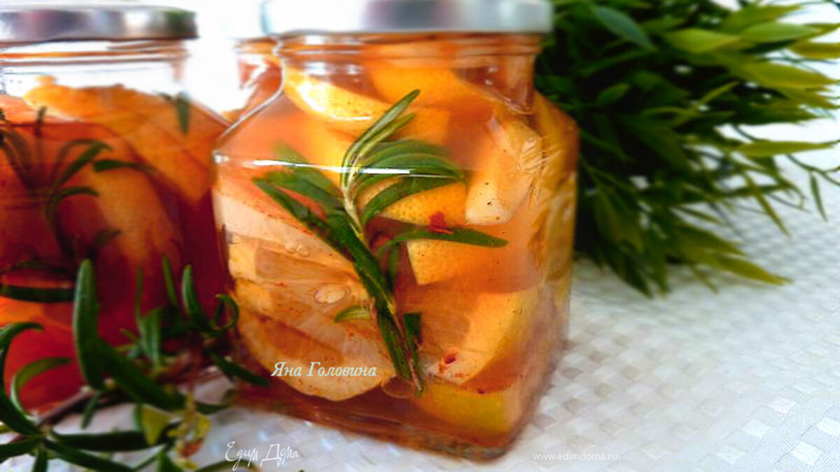 Маринованные лимоны - кратчайший рецепт