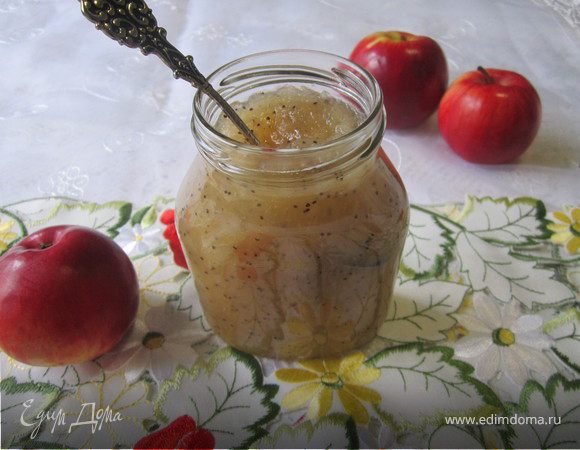 Грушево-яблочный джем с маком Грушево-яблочный джем с маком