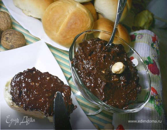 Домашняя шоколадно-ореховая паста Домашняя шоколадно-ореховая паста