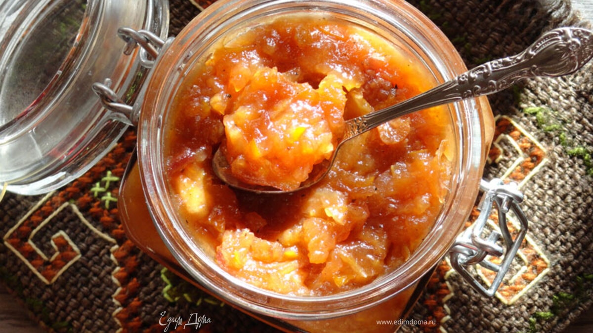 Яблочно-айвовый чатни на меду