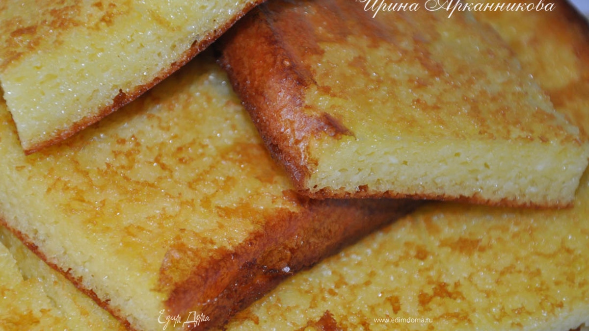 Творожная воздушная запеканка