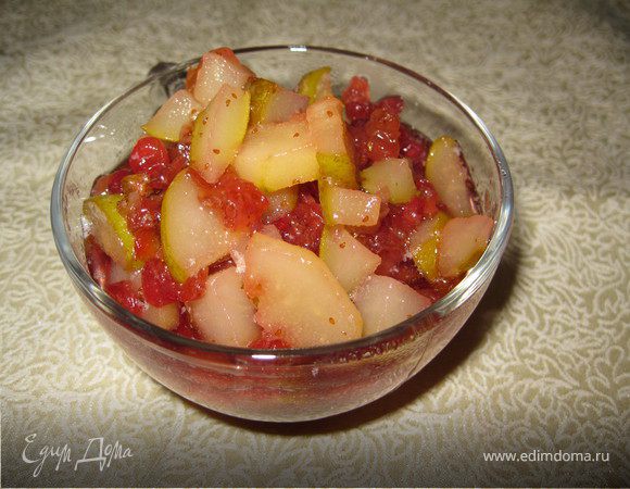 Грушевое варенье с брусникой Грушевое варенье с брусникой