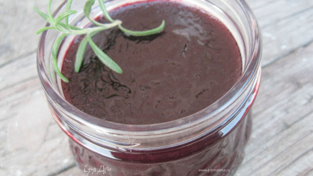 Джем из ежевики с розмарином