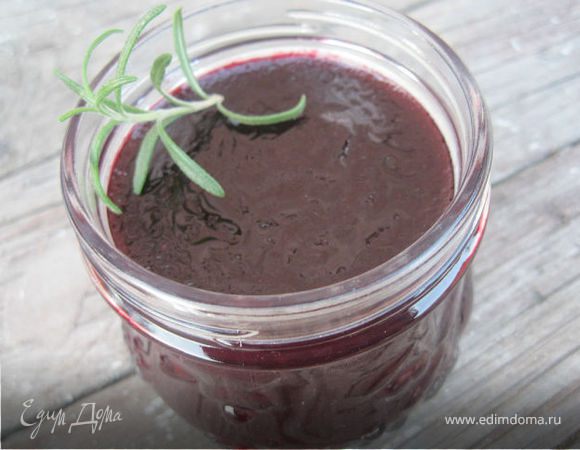 Джем из ежевики с розмарином