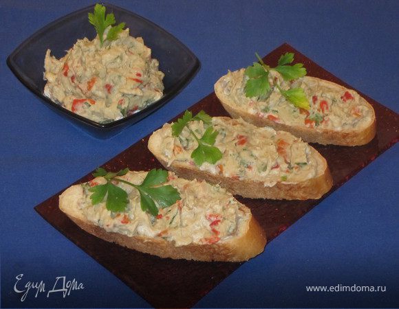 Заготовка из баклажанов и сладкого перца