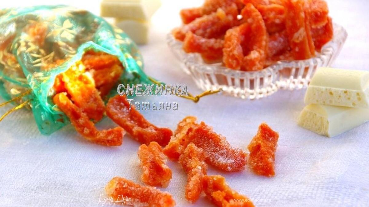 Цукаты из моркови