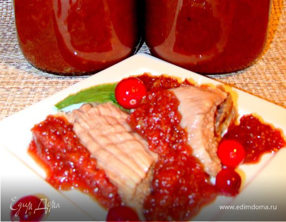 Сливово-яблочный острый соус к мясу