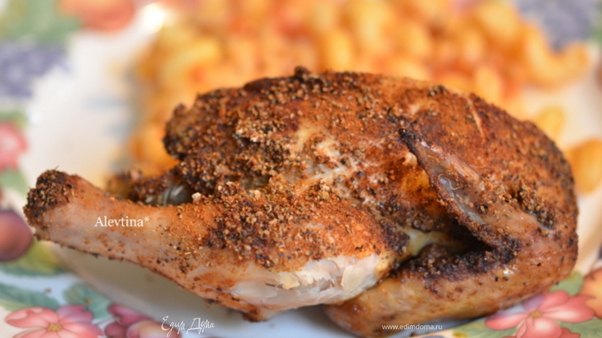 Курочки, запеченные в яблочном соусе