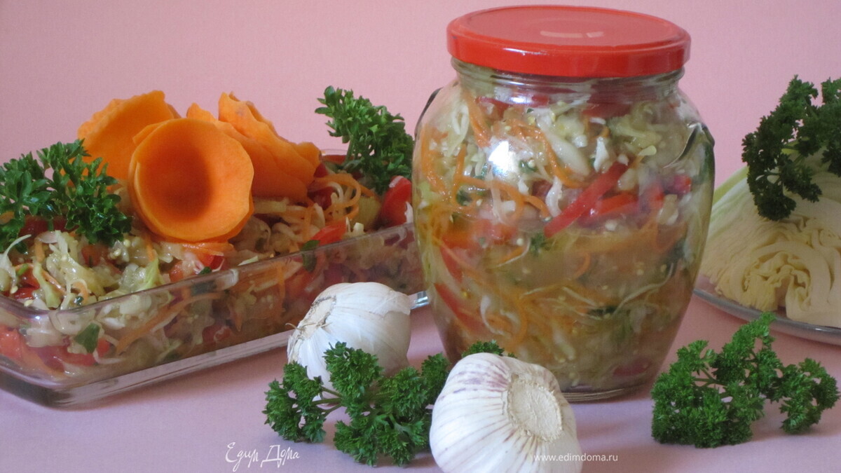 Баклажаны с капустой