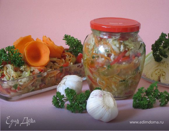 Баклажаны с капустой