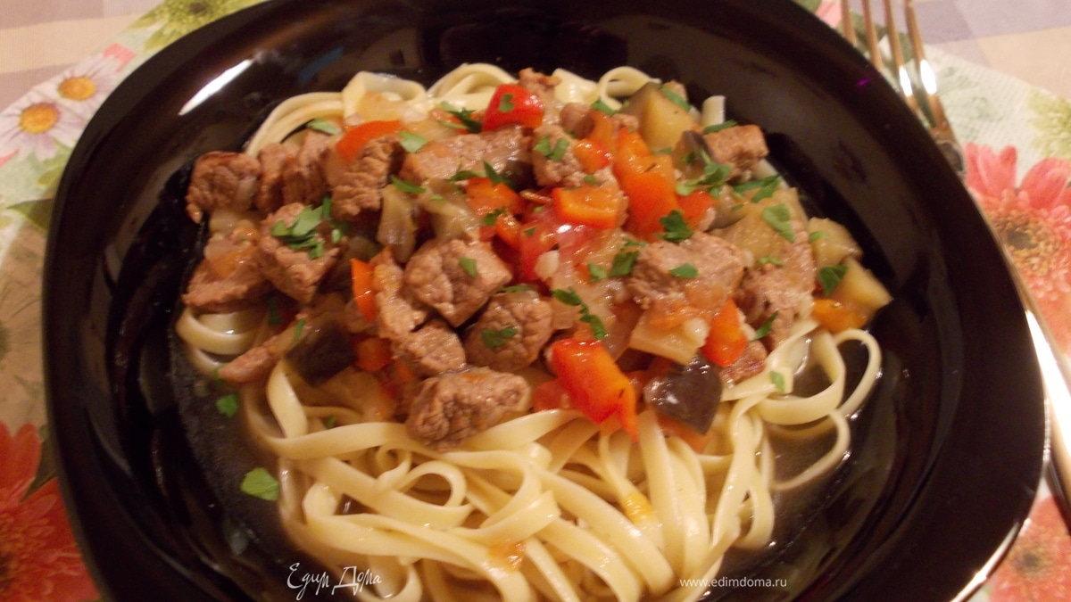 Простой домашний лагман