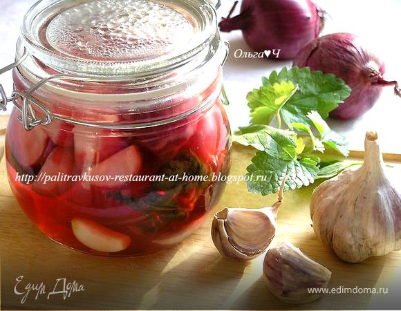 Маринованные овощи с мелиссой Маринованные овощи с мелиссой