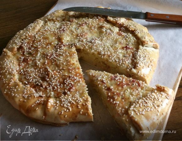 Галета с картофелем и пореем Галета с картофелем и пореем