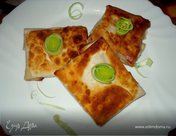 Конвертики из лаваша Конвертики из лаваша