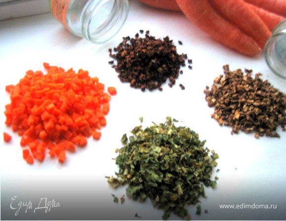 Заготовка сухих овощей и трав