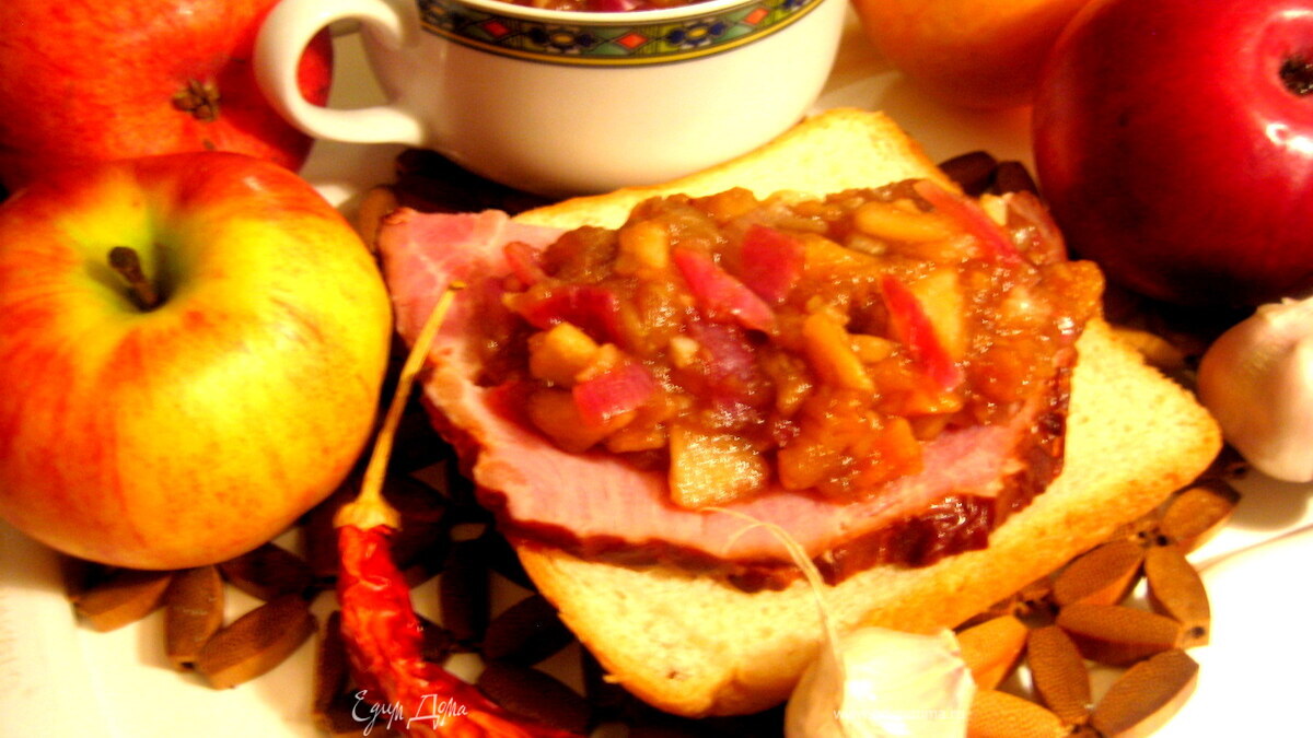 Яблочный чатни к мясу