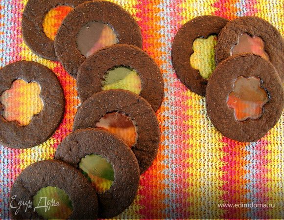 Печенье "Стеклышки в Шоколаде" Печенье "Стеклышки в Шоколаде"