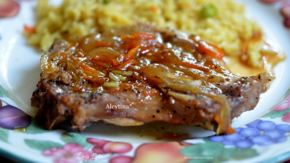 Свиные отбивные с кленовым сиропом