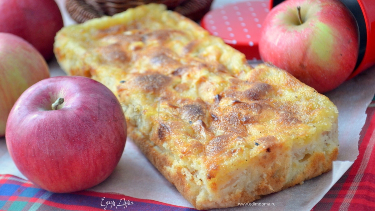 Яблочный кекс с крустильяном