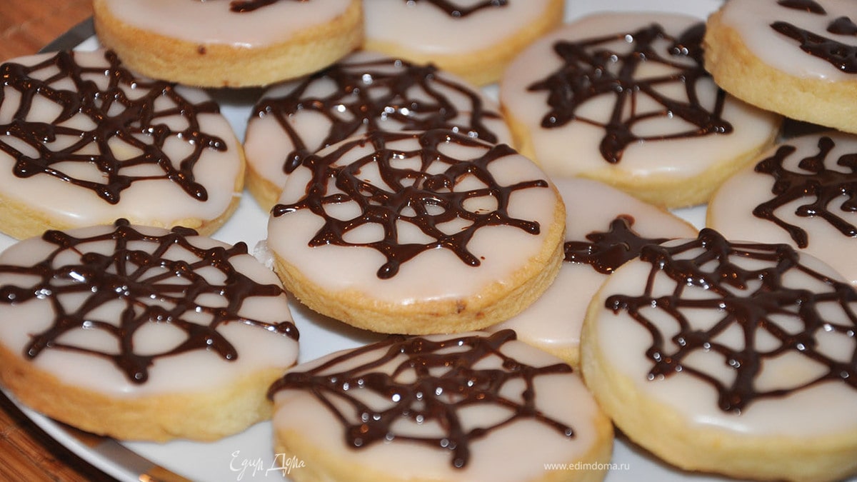 Лимонное печенье для Хэллоуина