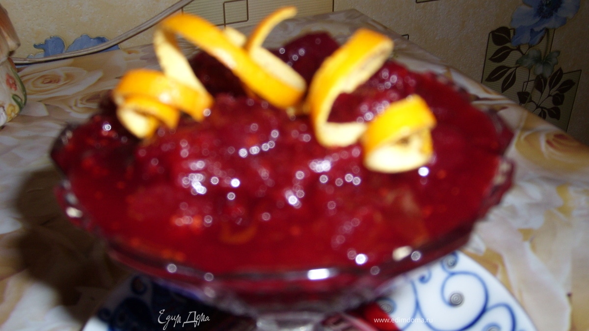 Клюквенный соус с имбирем