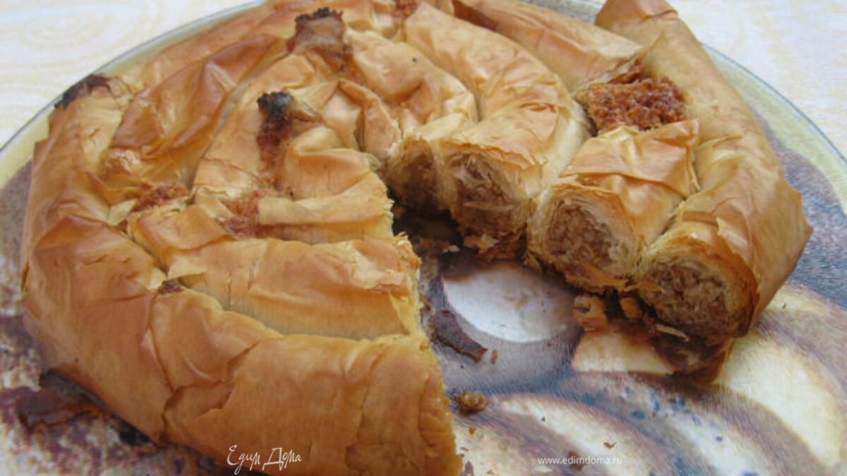 Марокканский миндальный пирог