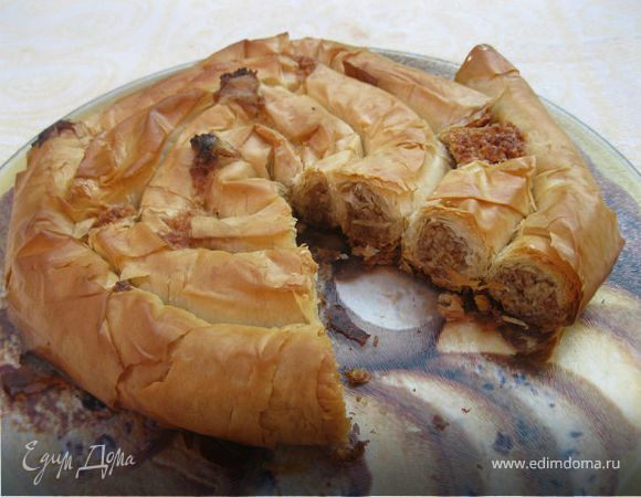 Марокканский миндальный пирог