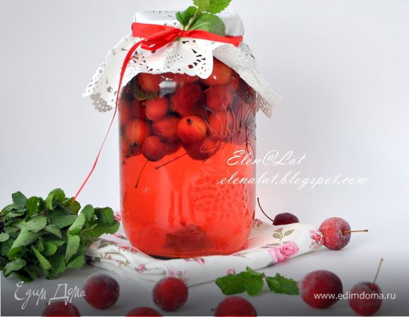 Компот из райских яблок с мятой Компот из райских яблок с мятой