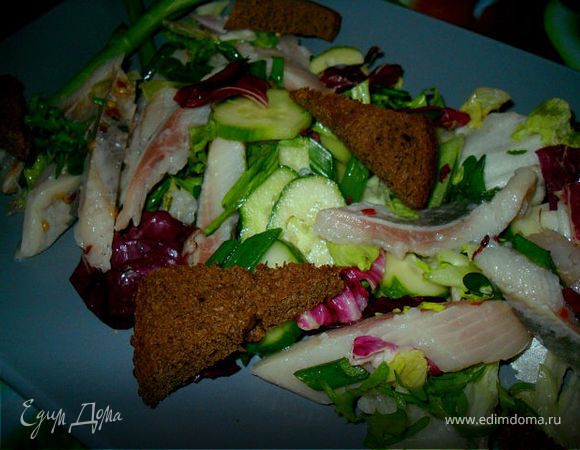 Cалат из селедочки и овощей