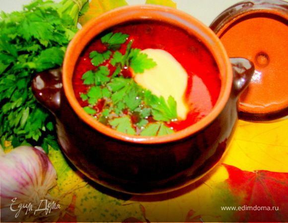 Постный борщ Постный борщ