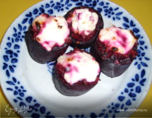 Свекла, фаршированная грибами