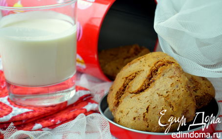 Рецепт Паровые пряники из цельнозерновой муки с медом и фундуком