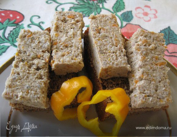 Мясо-печеночный домашний паштет