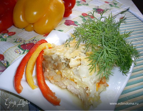 Курица с овощами в мультиварке