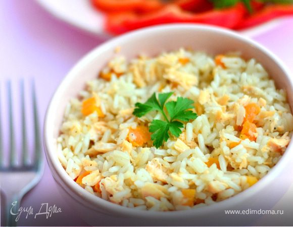 Плов с лососем Плов с лососем