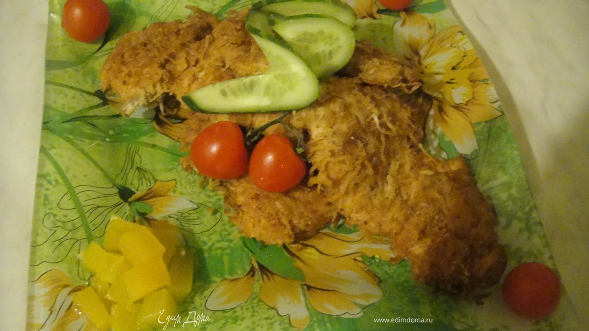 Куриное филе в сырной корочке