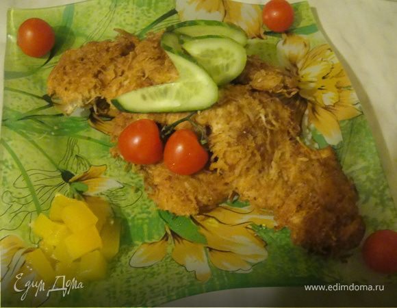 Куриное филе в сырной корочке Куриное филе в сырной корочке
