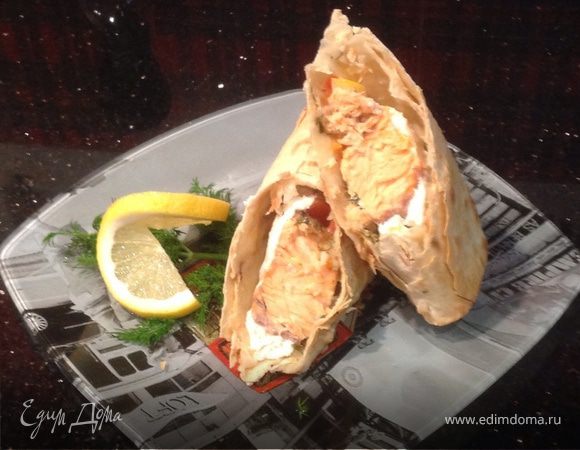 Семга в лаваше Семга в лаваше