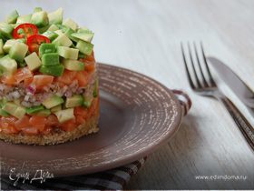 Тартар с лососем и авокадо + рецепт малосольной рыбы