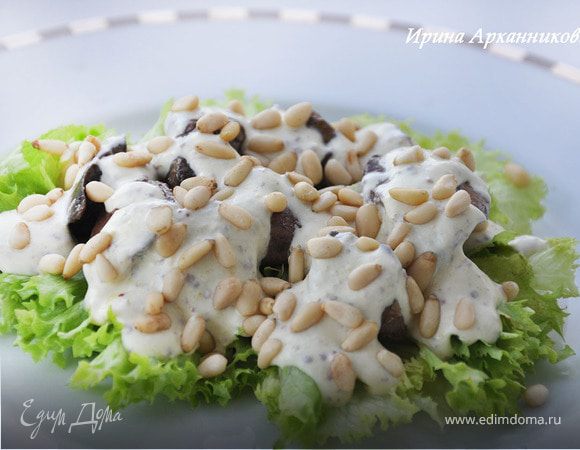 Печень с кедровыми орешками