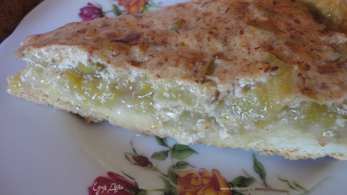 Пирог с ревенем