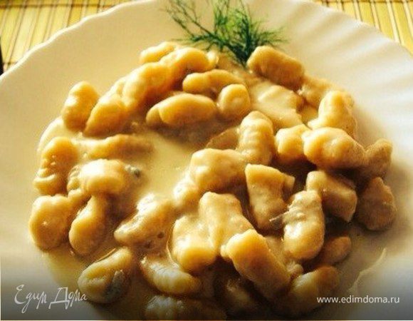 Ньокки со сливочно-грибным соусом