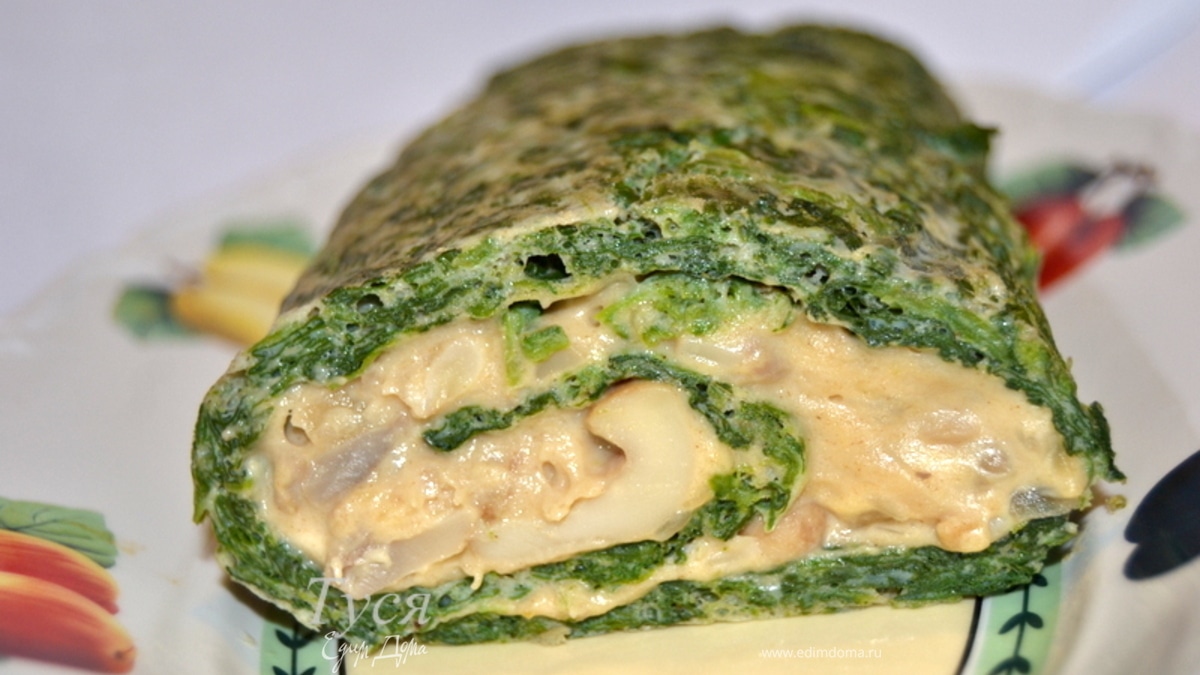 Грибной рулет