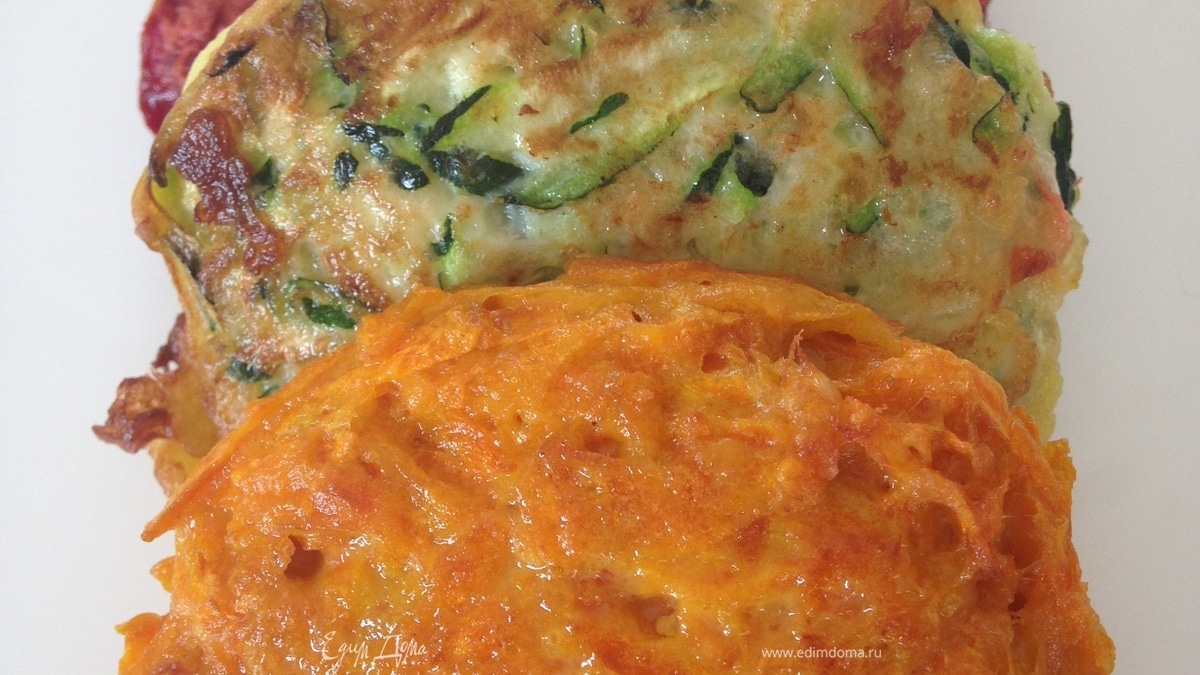 Овощные оладьи