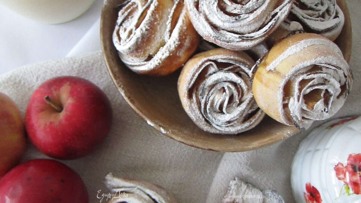 Печенье "Яблочные розочки"