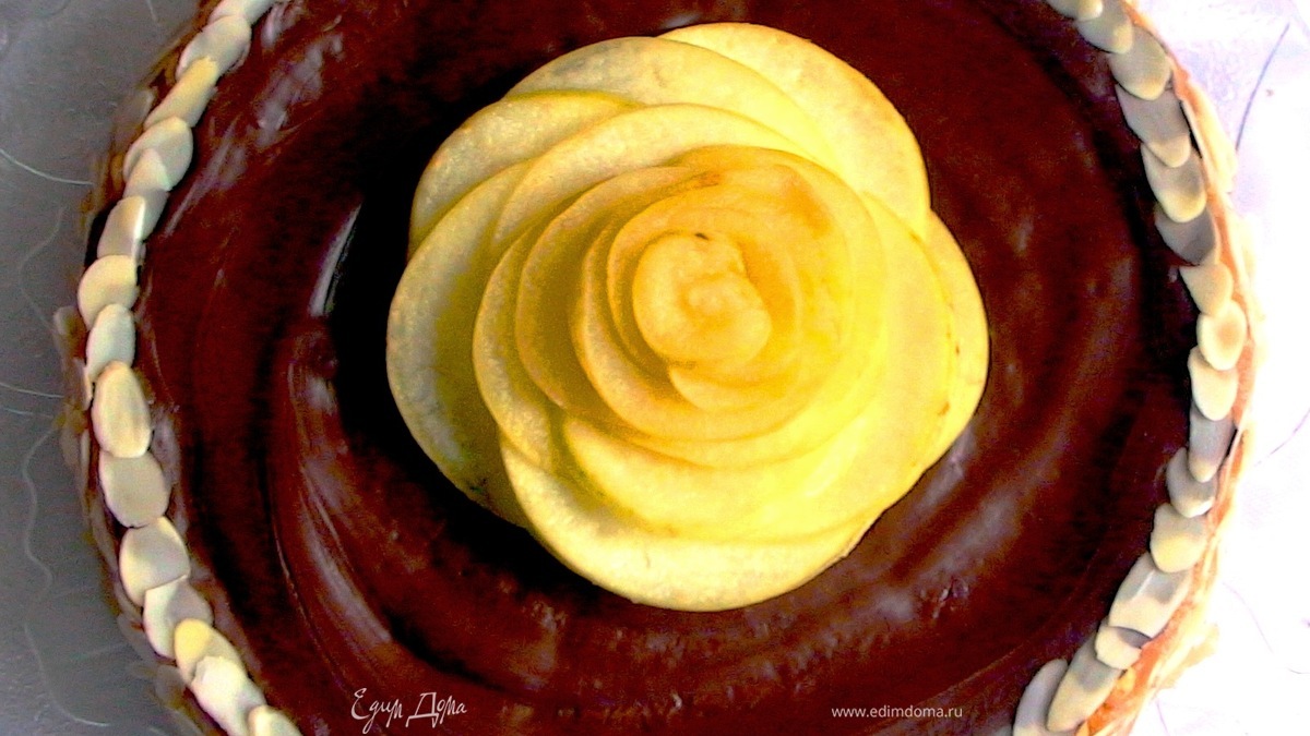 Морковно-яблочный постный торт