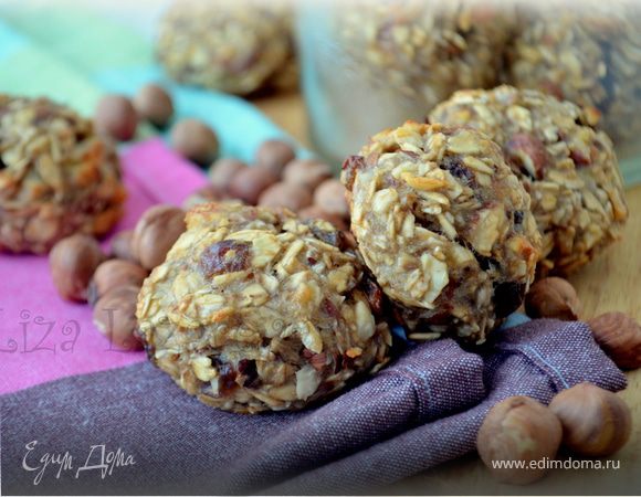 Самое полезное и нежирное банановое печенье